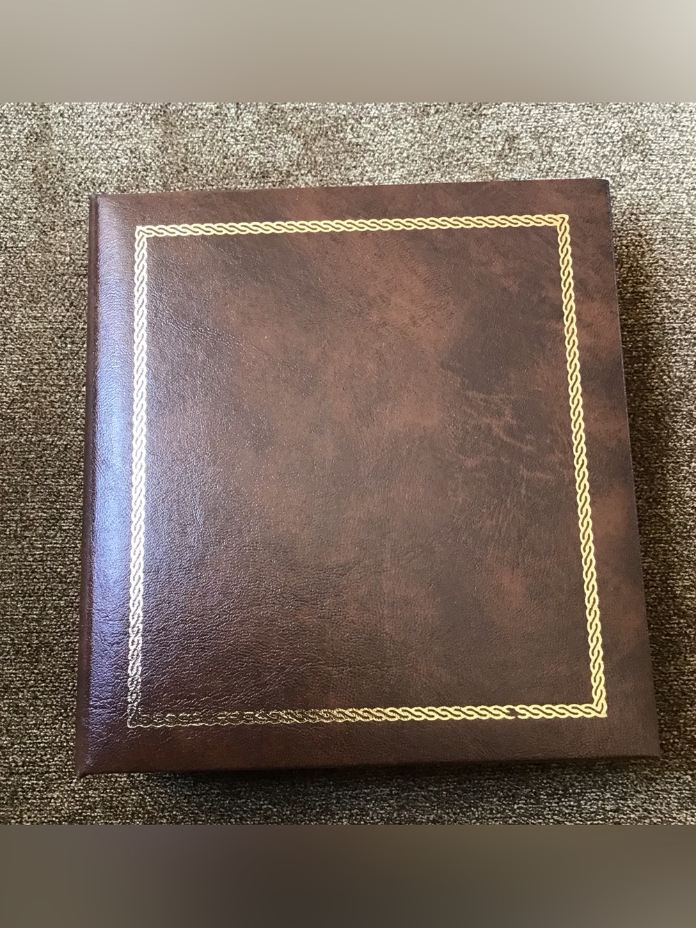 Vintage Faux Leather Mini Photo Album (Japan)